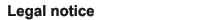 Legal notice